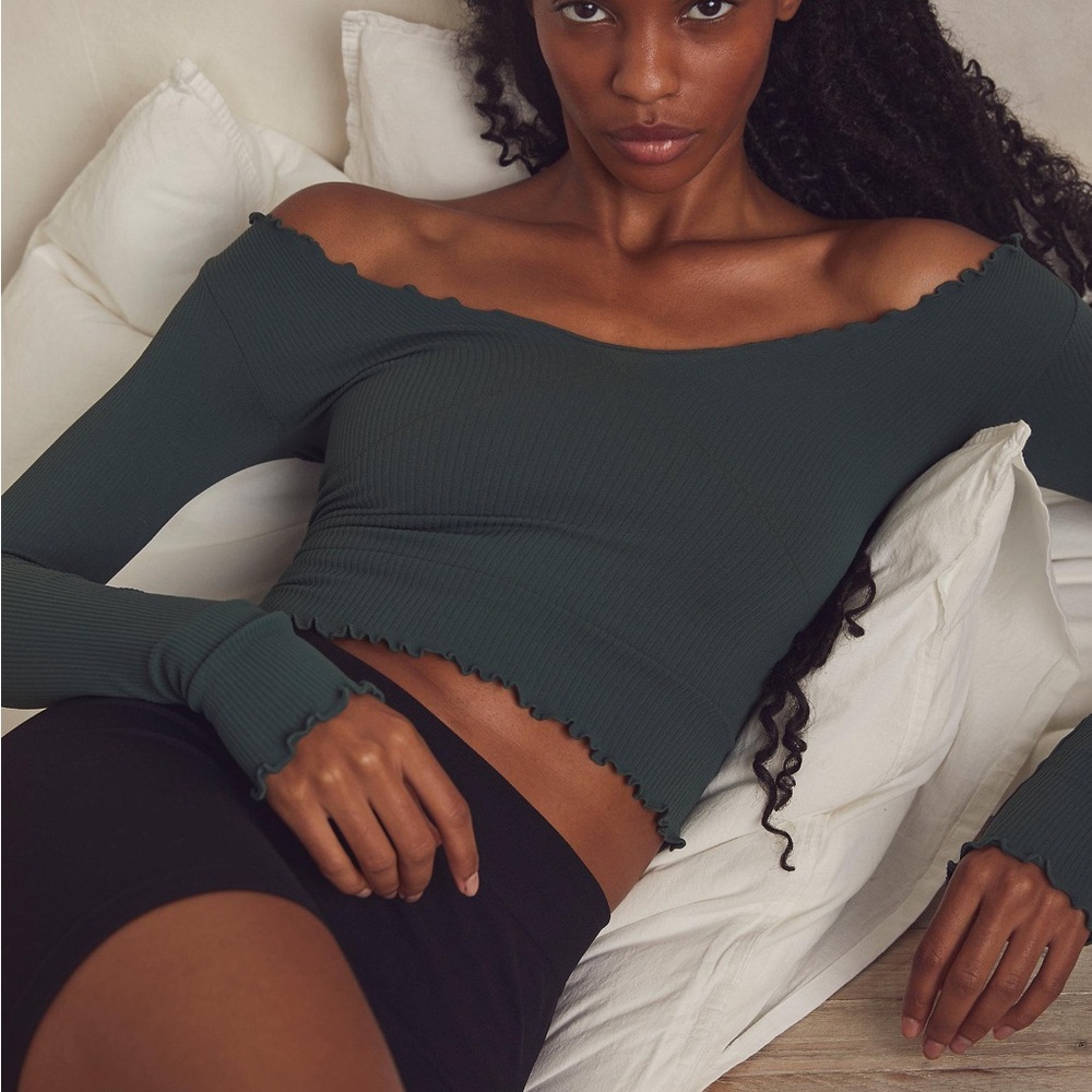 Free People Easy To Love Seamless Long-sleeve